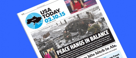 ABŞ-ın "USA Today" qəzeti Ukrayna xəritəsini Krımsız dərc edib - FOTO ABŞ-ın "USA Today" qəzeti Ukrayna xəritəsini Krımsız dərc edib - FOTO