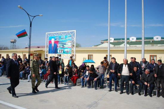 Tərtərdə Novruz Bayramı rayon ərazisində yerləşən hərbi hissələrdə davam etdirilib