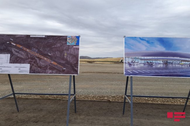 Diplomatik korpusun nümayəndələri Füzuli Beynəlxalq Hava Limanında olub - FOTO - VİDEO