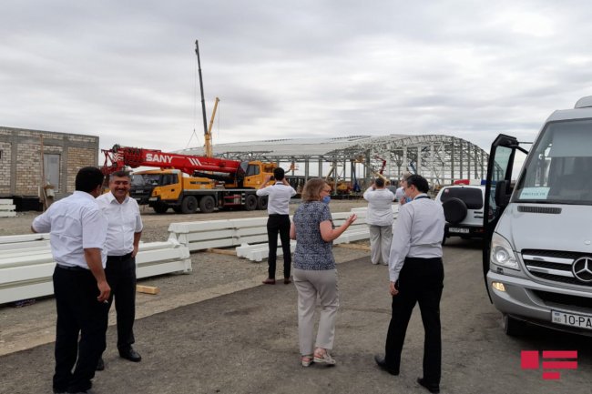 Diplomatik korpusun nümayəndələri Füzuli Beynəlxalq Hava Limanında olub - FOTO - VİDEO