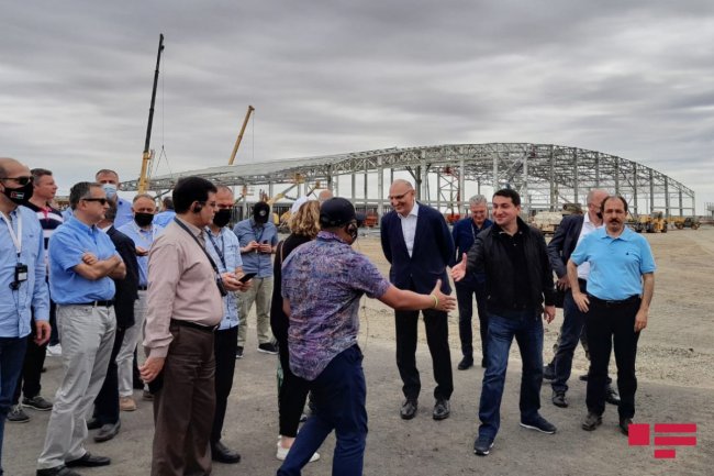 Diplomatik korpusun nümayəndələri Füzuli Beynəlxalq Hava Limanında olub - FOTO - VİDEO