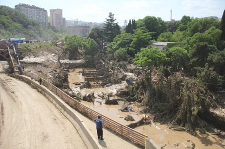 Tiflis heyvanxanası dağıdıcı seldən sonra (FOTOLAR)