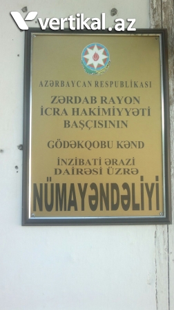 Gödəkqobu kəndini İxtiyarovlar inhisara alıb - Zərdabda