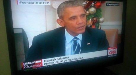 `CNN` Obamanı Venesuela prezidenti etdi - FOTO