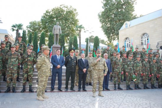 Tərtərdə “Vətənə nümunəvi xidmətə görə sağ ol” devizi altında təntənəli mərasim keçirilib