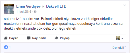 "Bakcell"in 4 rəqəmli FIRILDAĞI– Müştərilər belə aldadılır (FOTO)