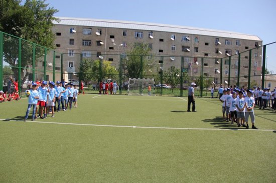 “Açıq Əyləncəvi Futbol Məktəbləri” layihəsi çərçivəsində növbəti tədbir Tərtərdə