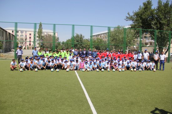 “Açıq Əyləncəvi Futbol Məktəbləri” layihəsi çərçivəsində növbəti tədbir Tərtərdə