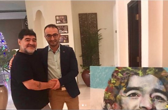 Maradona azərbaycanlının etdiyi sürprizdən şoka düşüb