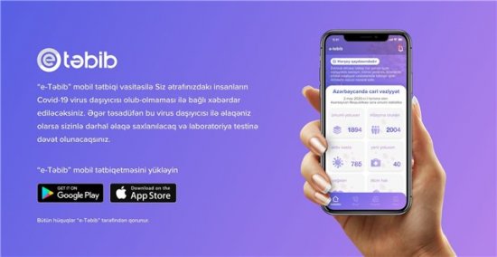 Azərbaycanda koronavirusun yayılmasını azaltmağa kömək edən mobil tətbiq FOTO