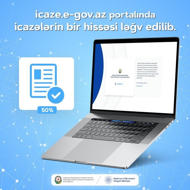 "İcaze.e-gov.az portalında icazələrin bir hissəsi ləğv edilib