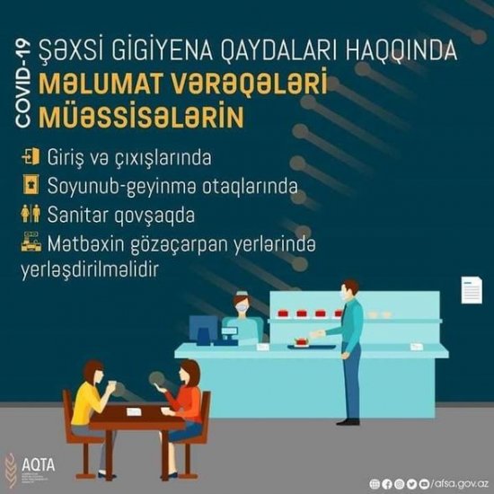 Pandemiya dövründə ictimai iaşə müəssisələri necə fəaliyyət göstərəcək? - FOTO