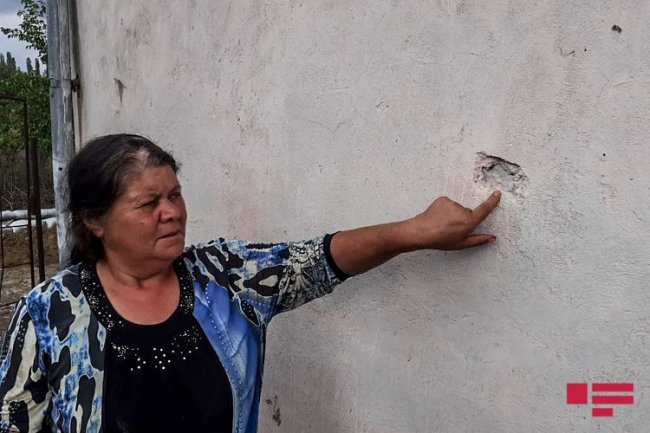 Ermənilər Tovuzun Ağdam kəndini atəşə tutublar - FOTOSESSİYA