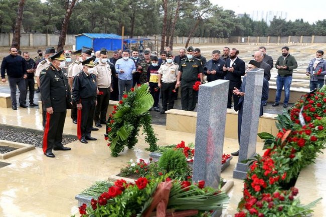 Tovuz döyüşlərində şəhid olan hərbi qulluqçuların anım mərasimləri keçirilib