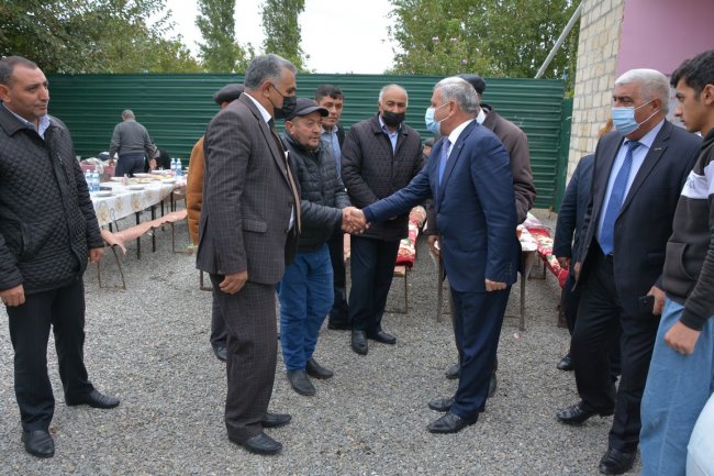 Tərtərdə mülki şəhidlər Əliyev Müzəffər Əli oğlunun və Həsənov Zabil Məhəmməd oğlunun il mərasimi keçirilib