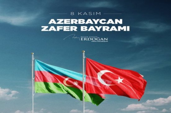 Ərdoğan Azərbaycanı təbrik ETDİ