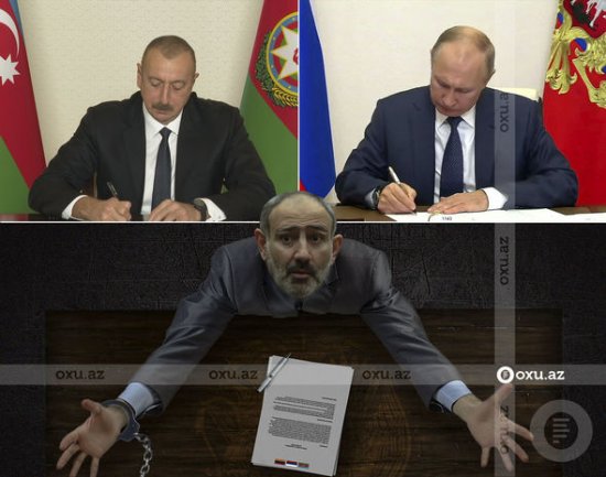 Ermənistanın kapitulyasiya aktına imza atmasından bir il ötür - VİDEO