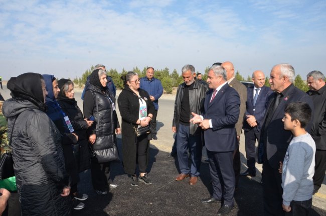 Tərtərdə Vətən müharibəsi şəhidlərinin xatirəsinə inşa edilmiş bulağının açılışı olub Tərtərdə Vətən müharibəsi şəhidlərinin xatirəsinə inşa edilmiş bulağının açılışı olub
