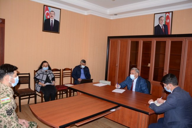 Tərtərdə vətəndaşların müraciətləri dinlənilib Tərtərdə vətəndaşların müraciətləri dinlənilib