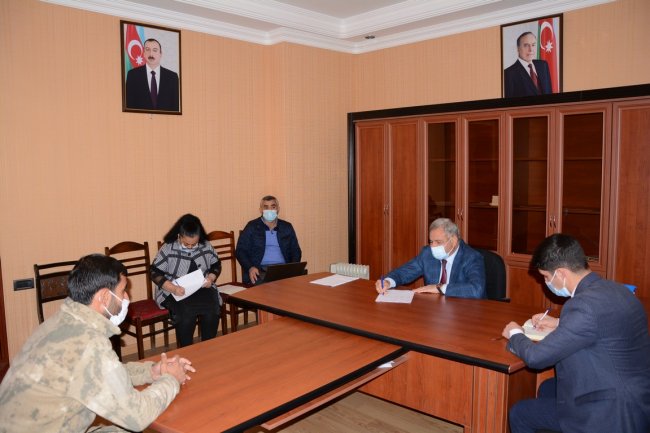 Tərtərdə vətəndaşların müraciətləri dinlənilib Tərtərdə vətəndaşların müraciətləri dinlənilib